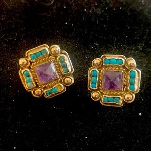 Rare vintage MATL earrings Mexico
